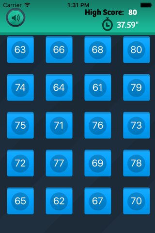 Tip Top Tap - How fast can you tap the numbers? screenshot 3