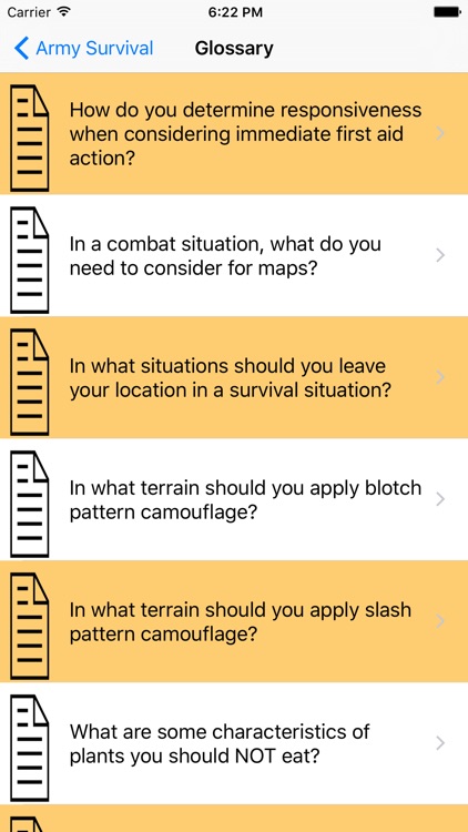 Army Survival Guide & Flashcards