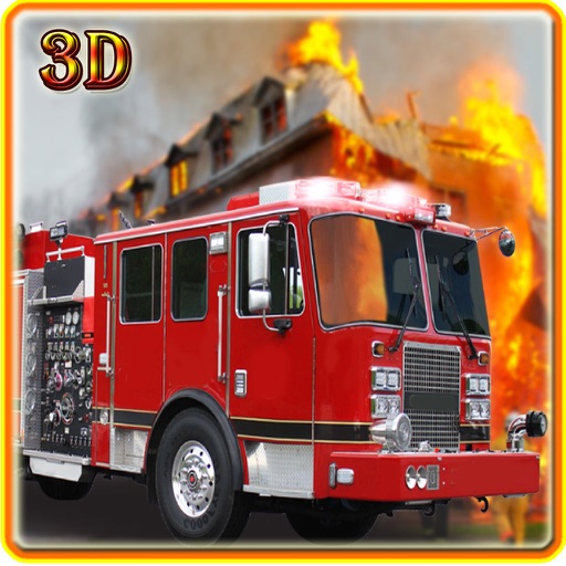 Fire Truck Driving 2016 Adventure – Real Firefighter Simulator with Emergency Parking and Fire Brigade Sirens Icon