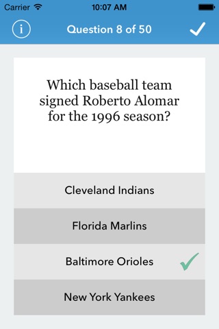 Baseball Trivia for The Factual Intellectual® screenshot 3