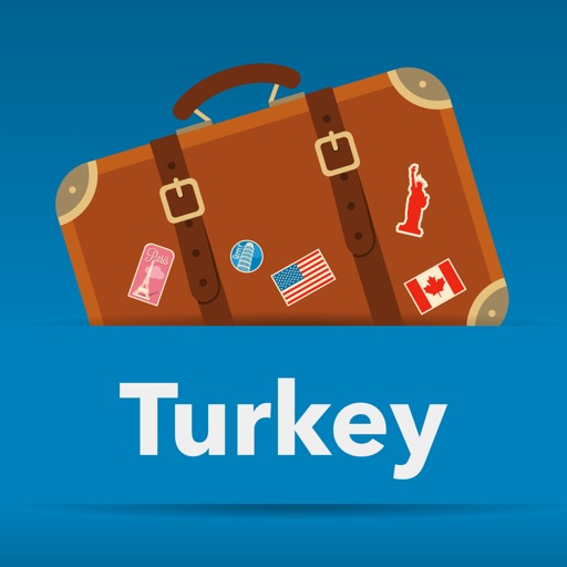 Turkey offline map and free travel guide icon