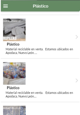 Mercado Residuos screenshot 2