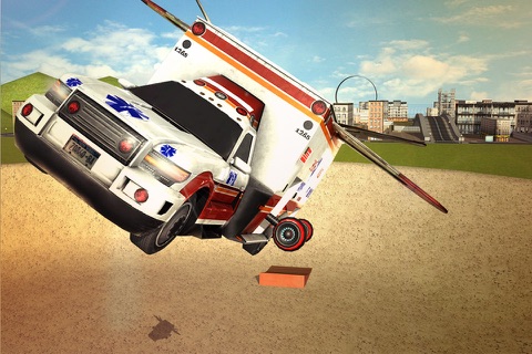 Flying Ambulance Driving 3d simulator screenshot 2