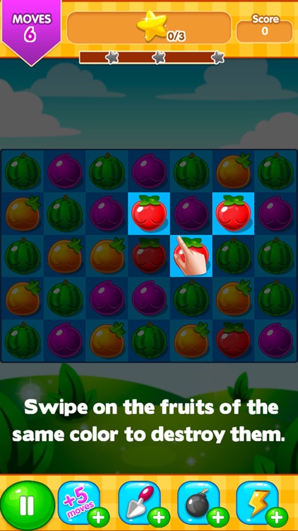 Super Fresh Fruits - Connect Game Paradise Ranch