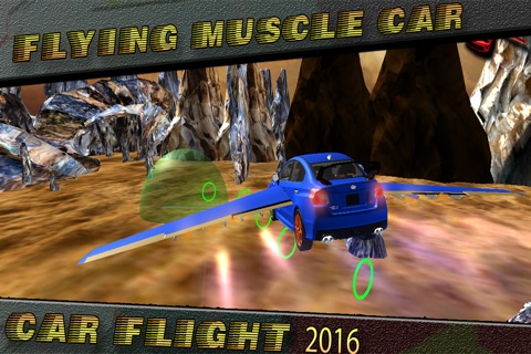 Flying Muscle Car Flight 2016 screenshot 2