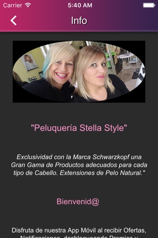 Peluqueria Stella Style screenshot 2