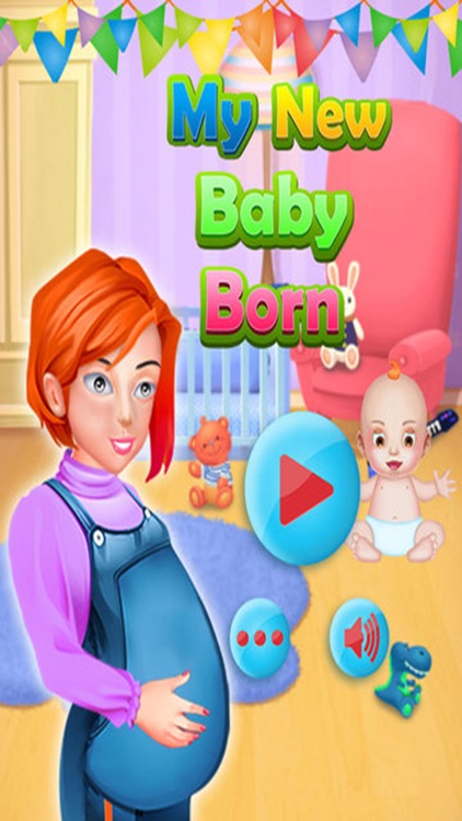 My New Baby Born - Baby Born, Mummy Caring Free Game for kids & Girls screenshot-4