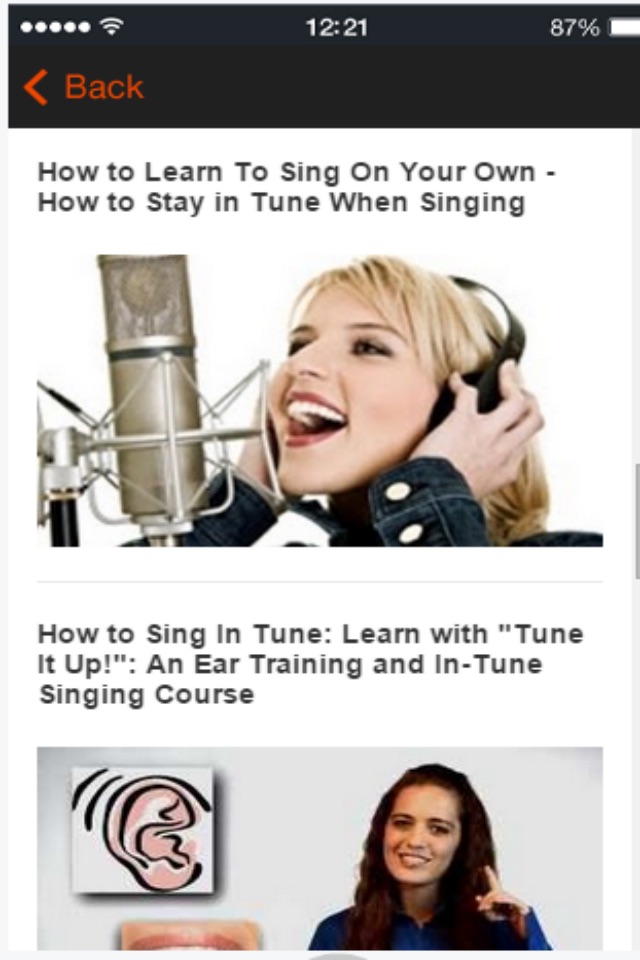 Singing Tips - Learn How To Sing Better screenshot 4