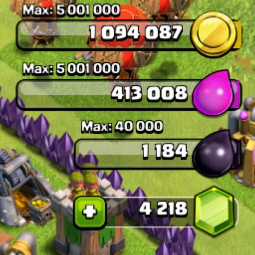 FREE Gems for Clash of Clan Icon