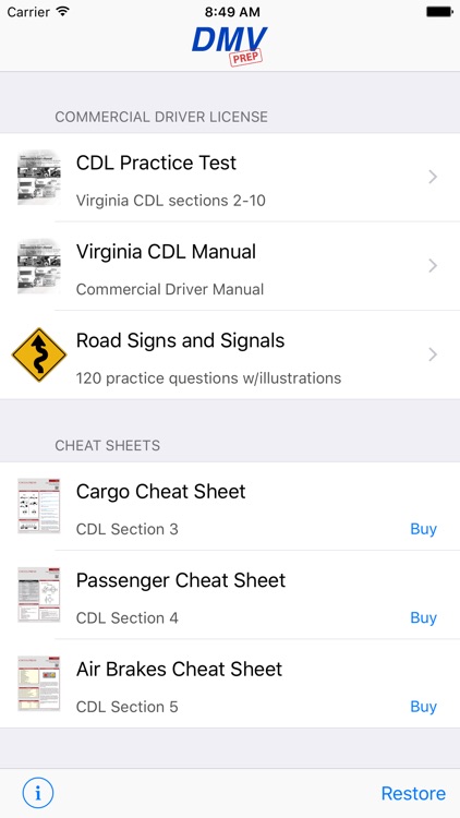 Virginia CDL Test Prep