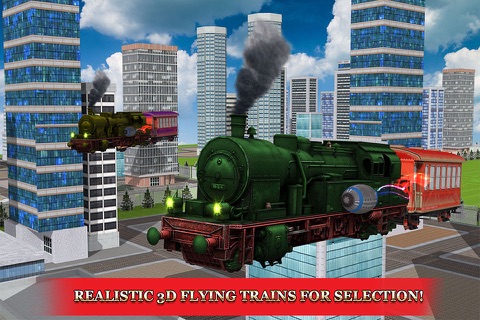 Flying Train 3D Locomotive Fury screenshot 2