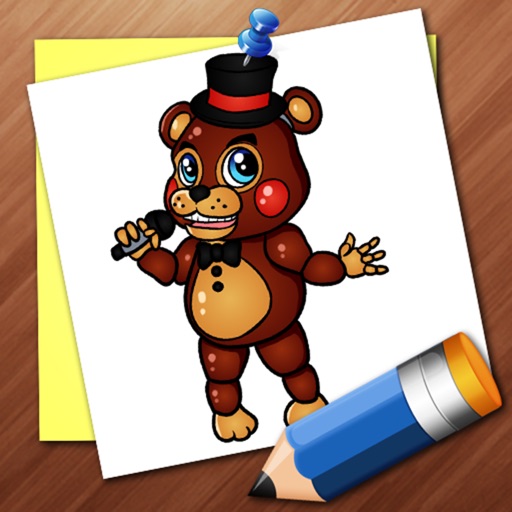 Draw Five Nights Monsters Version iOS App