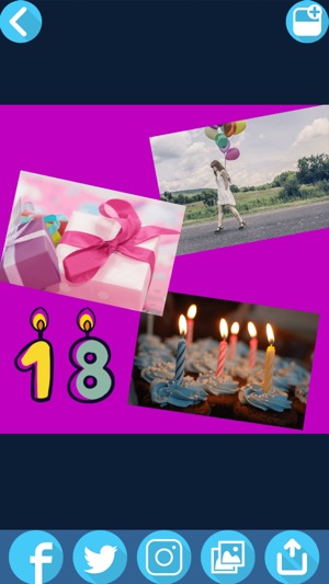 Anniversaire Collage De Photos Editeur De Images Dans L App Store