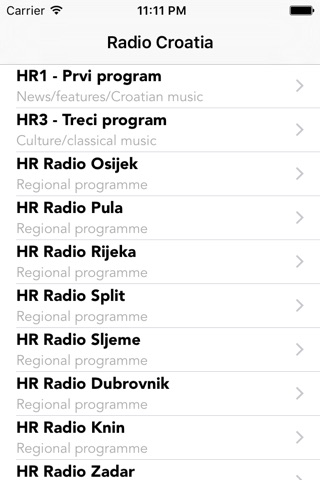 Radio Croatia Live Stations screenshot 3