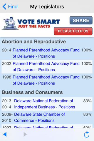 MyLegis : Delaware — Find your Legislators & Legislative Districts screenshot 4