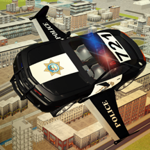 Flying Police car driver simulator 2016