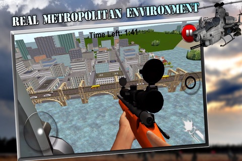 Helicopter Sniper Shooter - Be the hero and defend the nation screenshot 2
