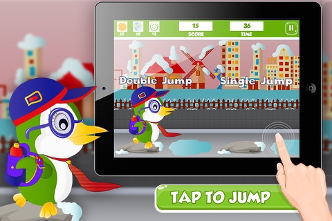 Baby Panguin Jump - School Edition screenshot 2