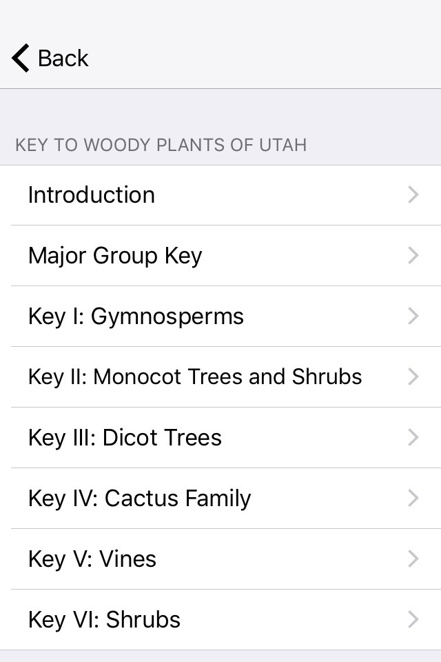 Woody Plants of Utah screenshot 2