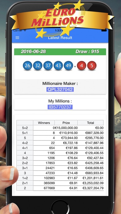 How to cancel & delete EuroMillions  Millionaire Maker My Million result from iphone & ipad 1