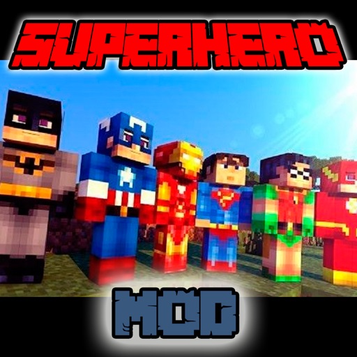 SUPERHERO MOD FREE for Deadpool & Spiderman Minecraft PC Edition icon
