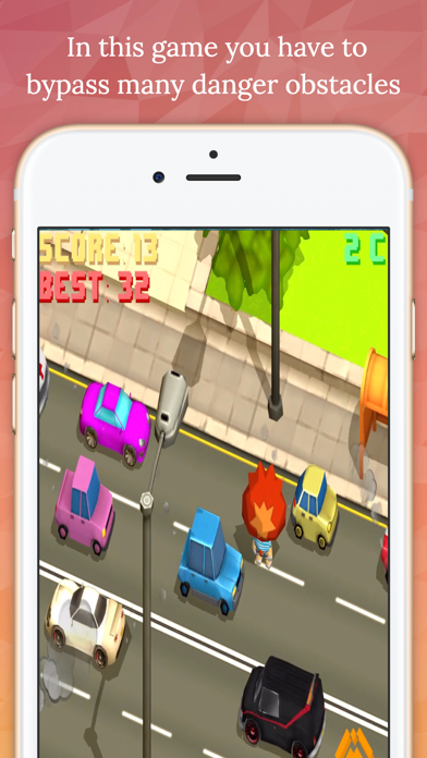 Crazy Road - Endless Arcade Game Screenshot 1