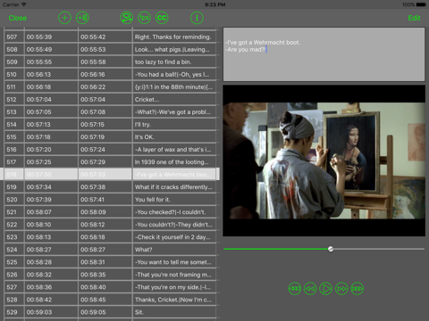 Sub Edit HD - play & edit subs screenshot 2