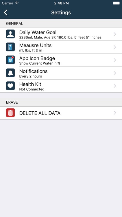 Water Buddy Pro™ - Drink Daily Water Intake Tracker and Drinking Reminder screenshot-3