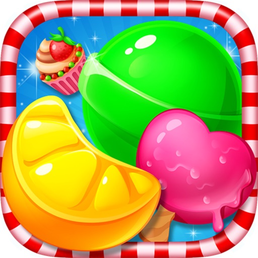 Crazy Candy Fruit Star Mania iOS App