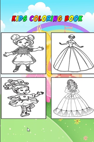 Kids Coloring Book Princess screenshot 3