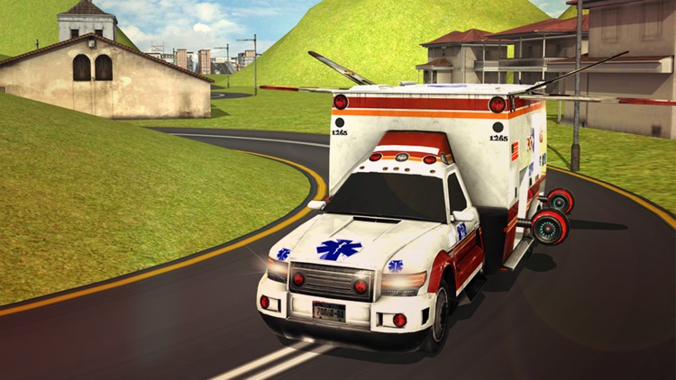 Flying Ambulance 3d Simulator 2016 screenshot-3
