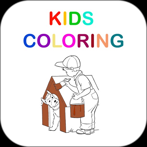 Kids Coloring - Kids Painting Icon