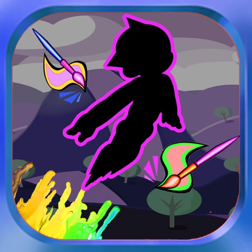 Paint For Kids Games Astro Boys Edition iOS App
