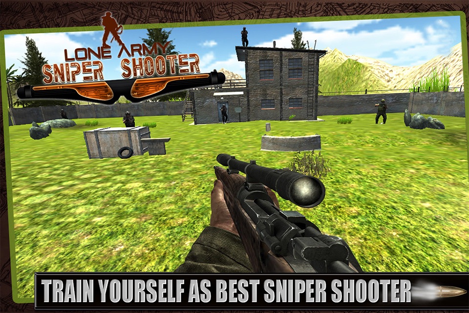 Lone Army Sniper Shooter : Rebel Camps Shoot Outs screenshot 3