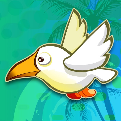 Flying Jungle Seagull Rally - FREE - Express Jump & Duck Under Obstacles Icon