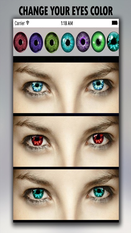 Multi Eye color Editor- Replace Eyes With Colorful Eye Effects & Lens