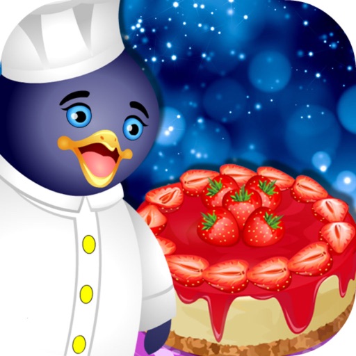 Foodie Kitchen Cookie - Strawberry Cake Maker, Penguin Cook iOS App