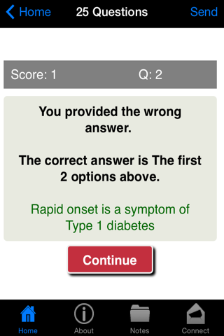 Learning Diabetes Care Quiz screenshot 4