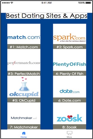Best Dating Sites & Apps - This app will give you a review of the best dating sites & apps on the internet. screenshot 2