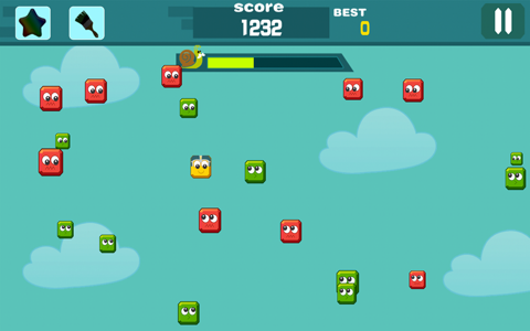 Smashy Block-don't stop moving & eat every green block& smash the biggest one screenshot 2