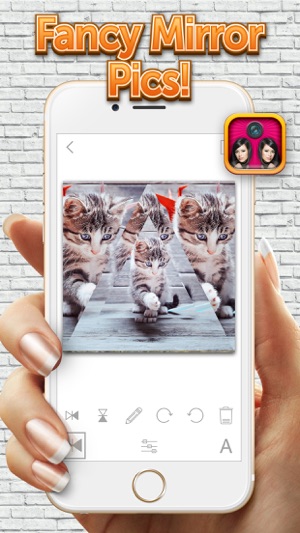 鏡攝像機效果 – 有照片編輯器反射克隆圖片(圖4)-速報App