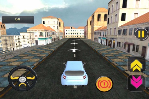 Ultimate Car Parking - 3D Car With No Brakes City Street Edition Driving Simulator HD Free screenshot 4