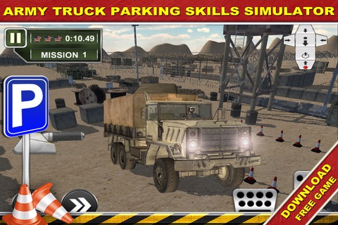 Army Truck, Jeep, Van - 3D Parking Game screenshot 3