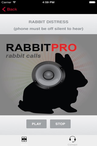 REAL Rabbit Calls & Rabbit Sounds for Hunting Calls - (ad free) BLUETOOTH COMPATIBLE screenshot 2