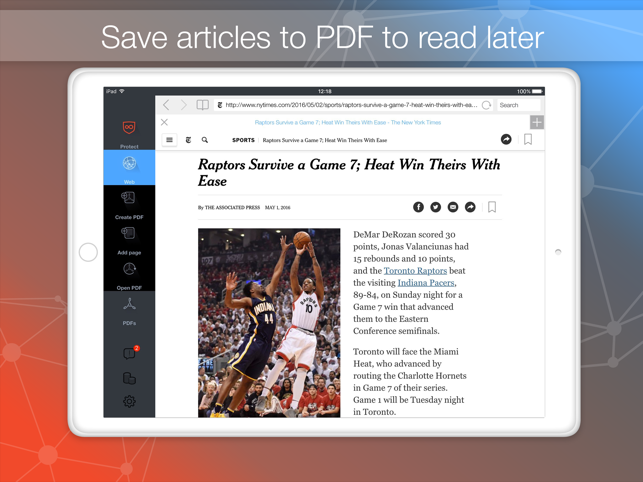 ‎WEB To PDF Screenshot