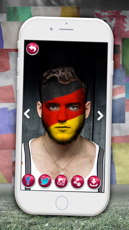 Flag On Face Photo Booth – Paint.ing & Morph.ing Pics In Colors Of Your Country