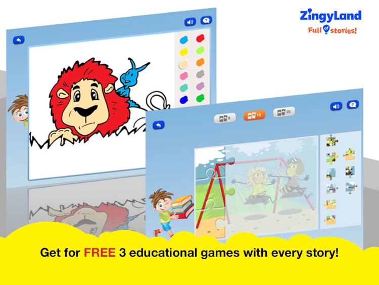 ZingyLand app - Safe Tales and Games for kids screenshot-4