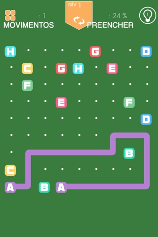 Match The Letters - awesome dots joining strategy game screenshot 2