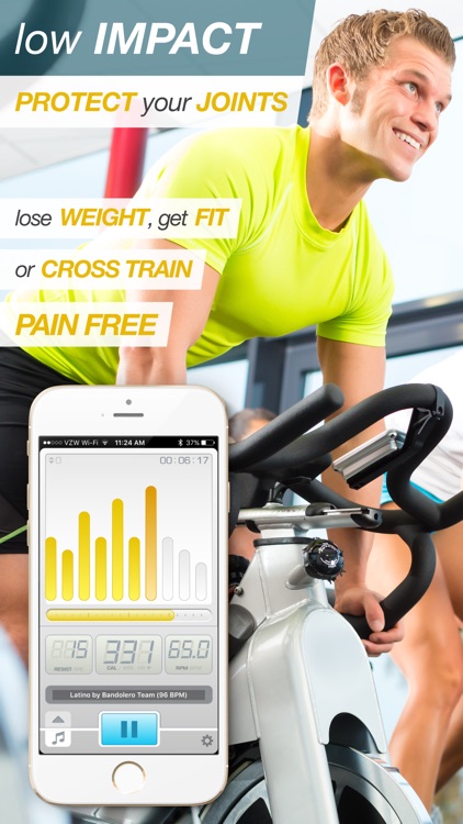BeatBurn Indoor Cycling Trainer - Low Impact Cross Training for Runners and Weight Loss