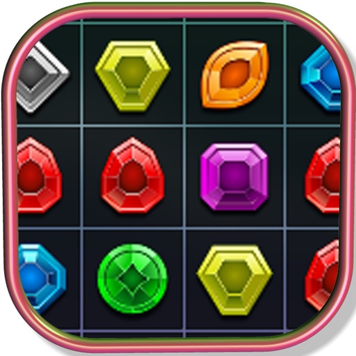 Crystal Match Item - Play  Easy Puzzle Additive Match 3 Game